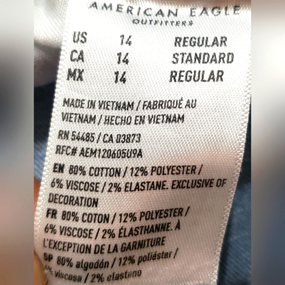 New Without Tag. PAmerican Eagle Blue Jeans - Picture 2 of 6